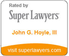 Rated By | Super Lawyers | John G. Hoyle, III | Visit SuperLawyers.com